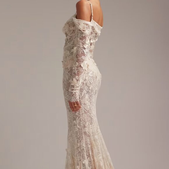 New ASOS wedding dress FREE EARRINGS - Picture 11 of 16